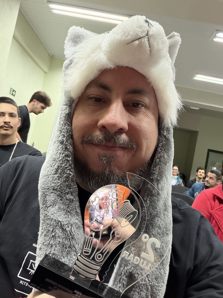 Vilson em evento de tecnologia